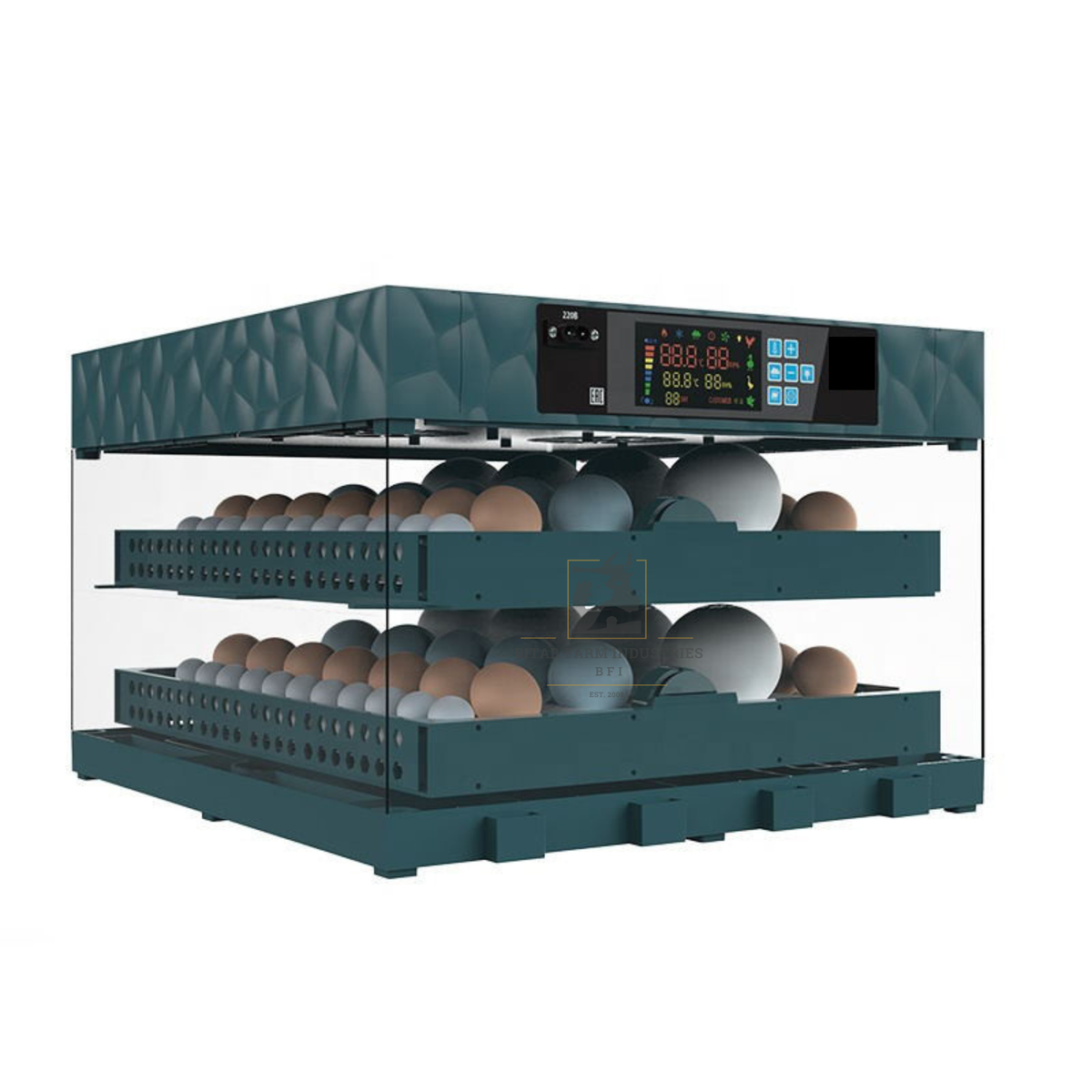 BFI 128-egg incubator