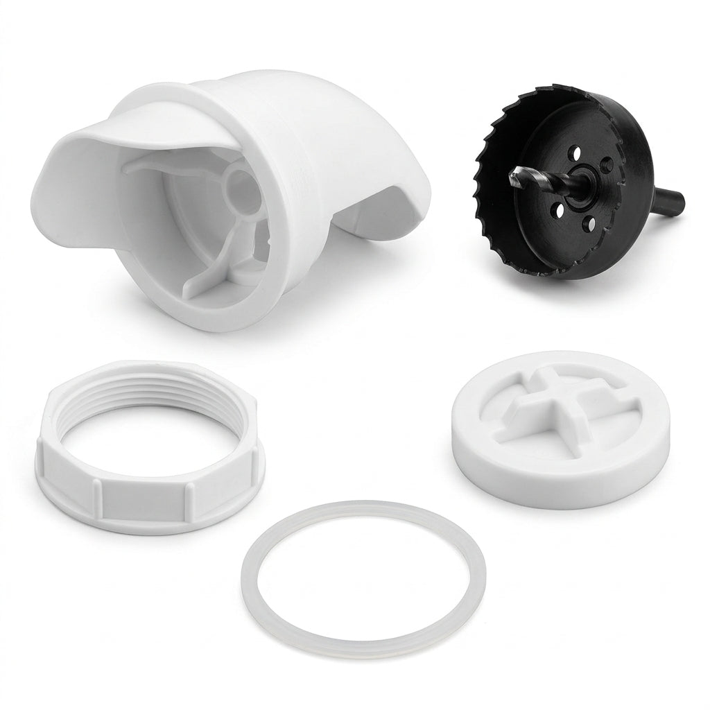 Feeder Elbow Set of 4 with Hole Cutter
