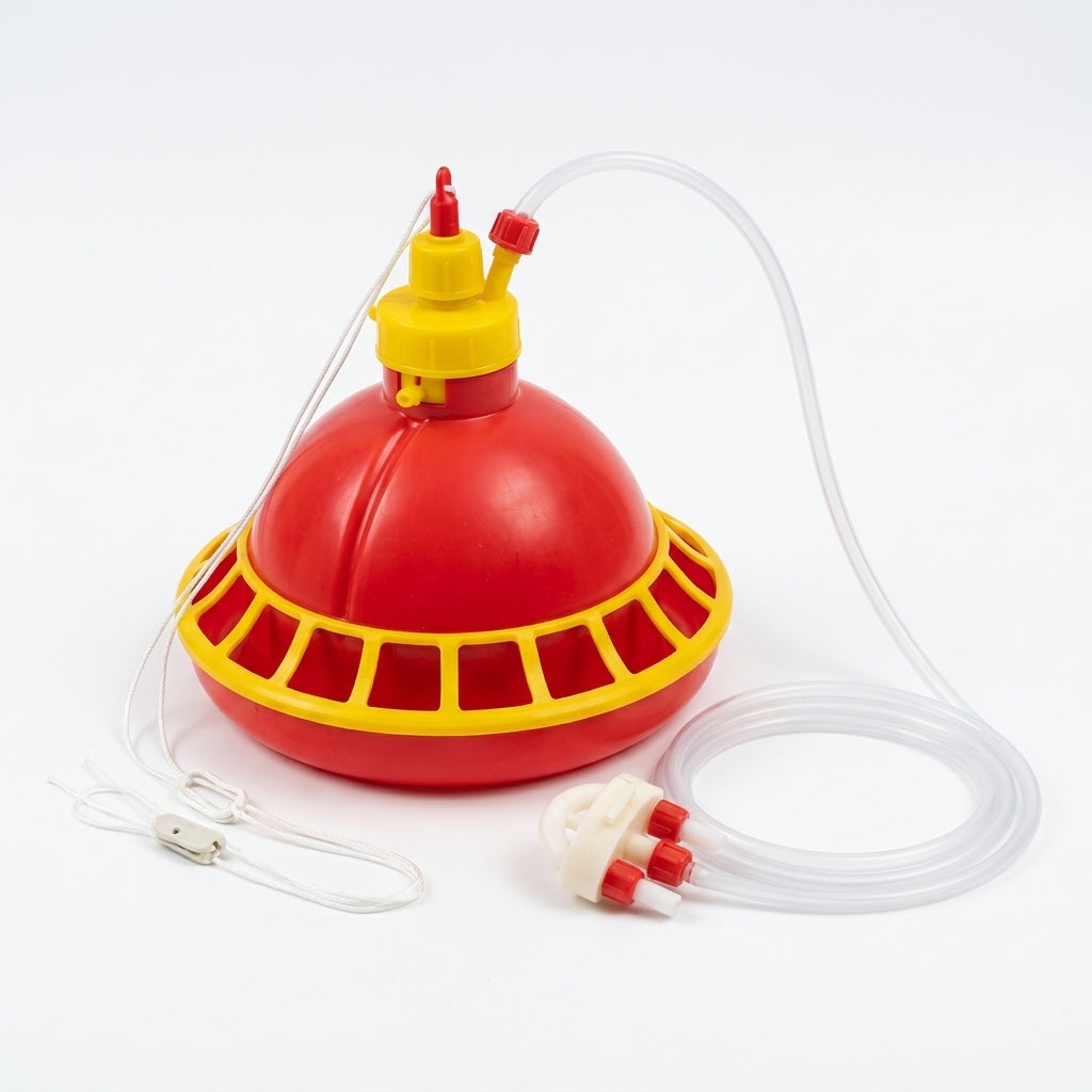 Jumbo Automatic Chick Drinker with Guard – 10 mm Hose